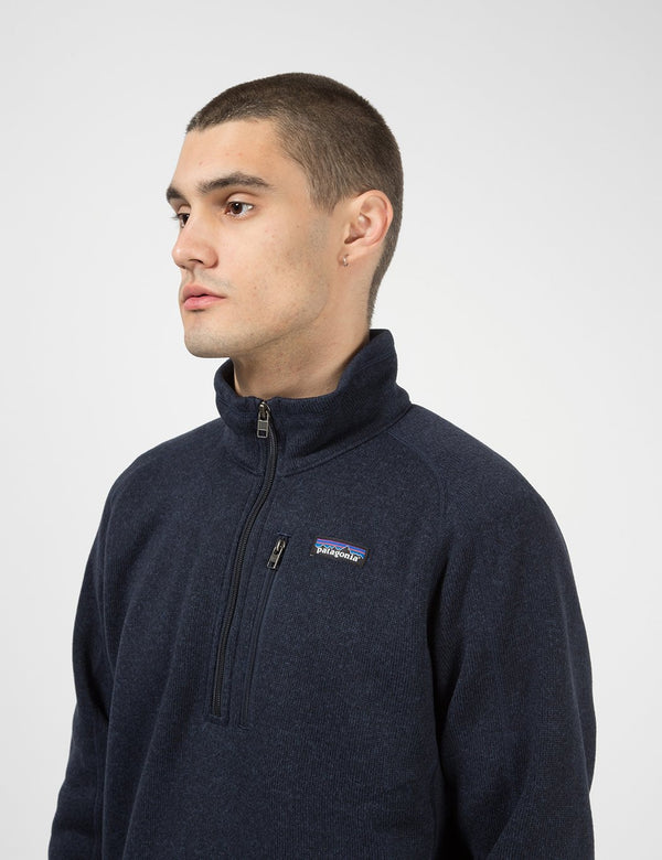 Patagonia Meilleur Chandail 1/4 Zip Sweat-shirt - Nouveau Bleu Marine