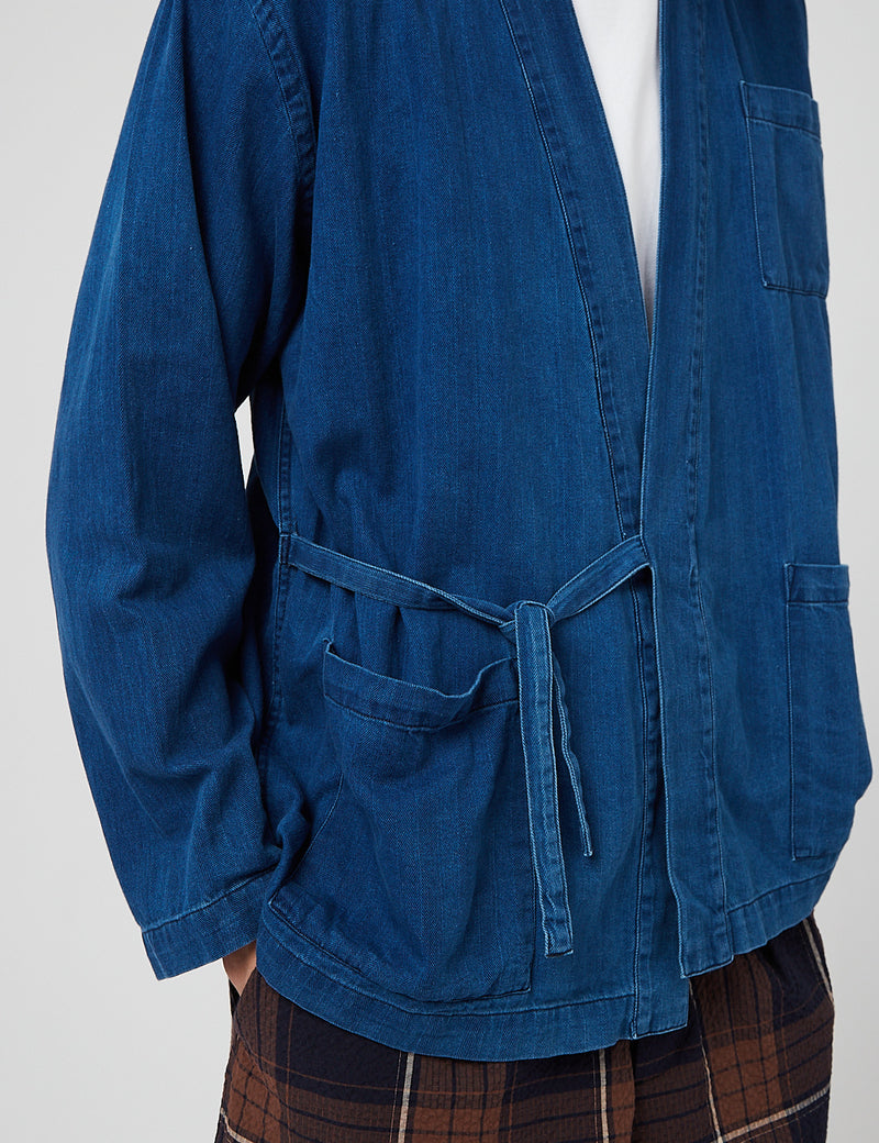 Veste de travail Universal Works Kyoto - Washed Indigo