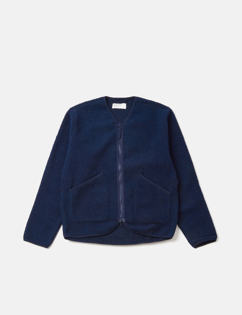 Universal Works Zip Liner ジャケット - Navy Blue