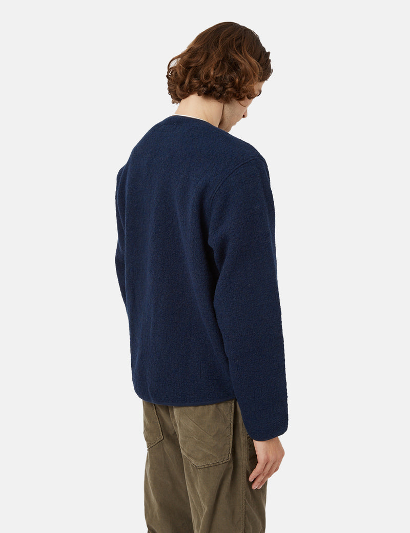 Universal Works Zip Liner ジャケット - Navy Blue