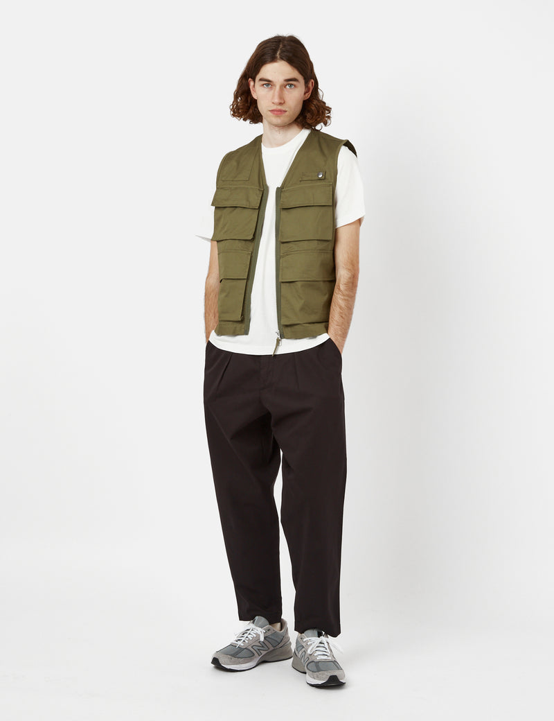 Universal Works Gilet de Photographe - Vert Olive