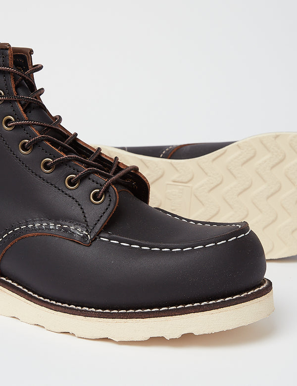 Red Wing Heritage Work 6" Moc Toe Boot (8849) - Black