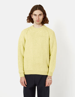 Sunflower Tape Knit Sweatshirt - Faded Yellow