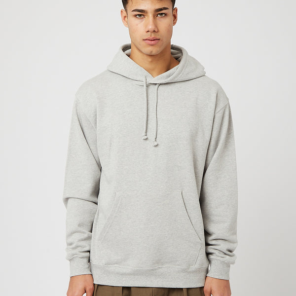 Beams Plus Hooded Sweatshirt - Heather Grey I Article.