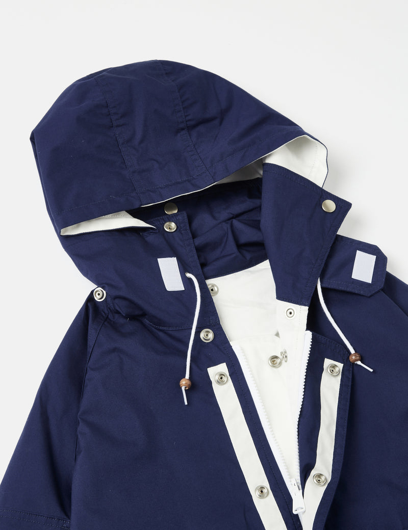 Beams Plus Sailing Jacket 2L - Navy Blue