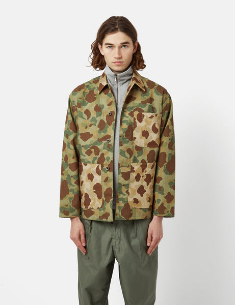 Beams Plus Mona Lisa Chore Jacket - Panel Green I Article.