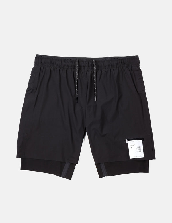 Satisfy Running Justice 10 Trail Shorts - Black