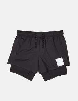 Satisfy Running Techsilk 8 Shorts (Seide) - Schwarz