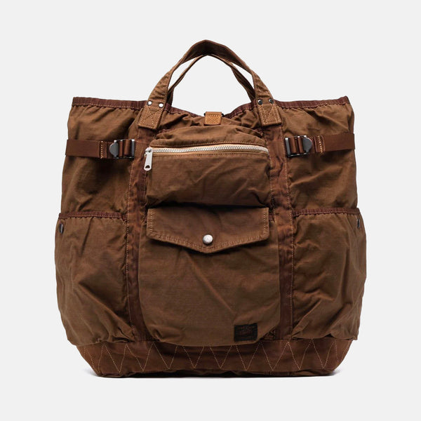 Porter Yoshida & Co Crag 2-Way Rucksack - Coyote Brown I Article.