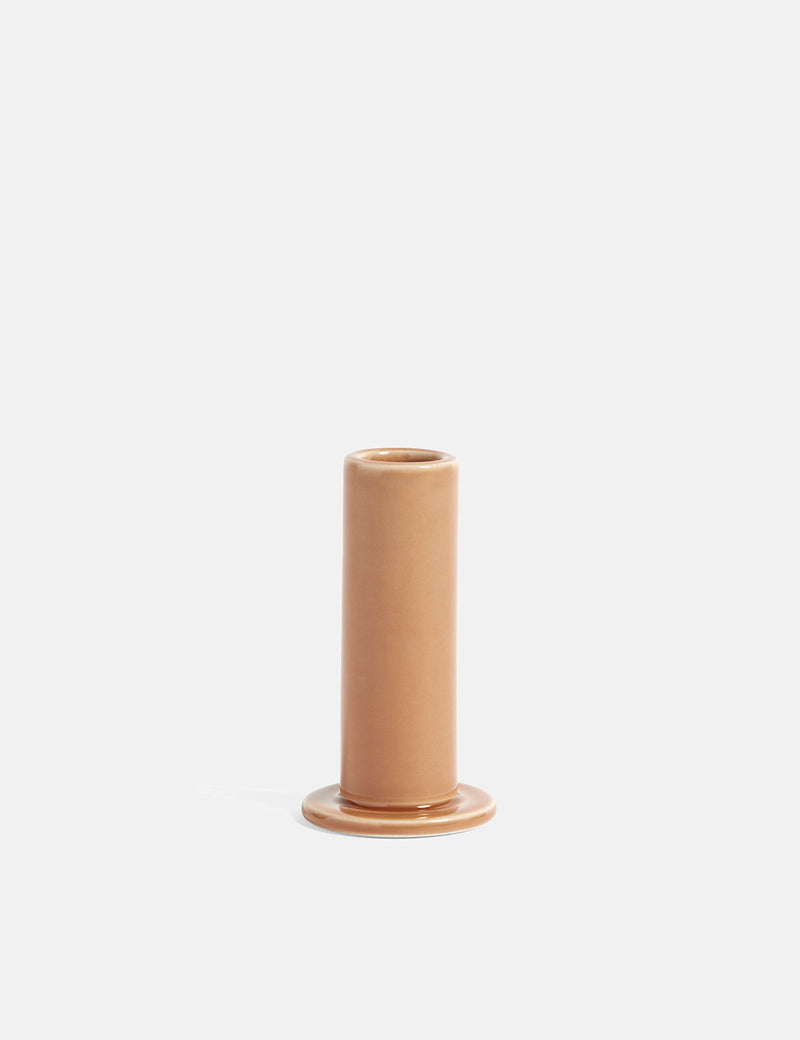 Hay Tube Candleholder (Medium) - Peach