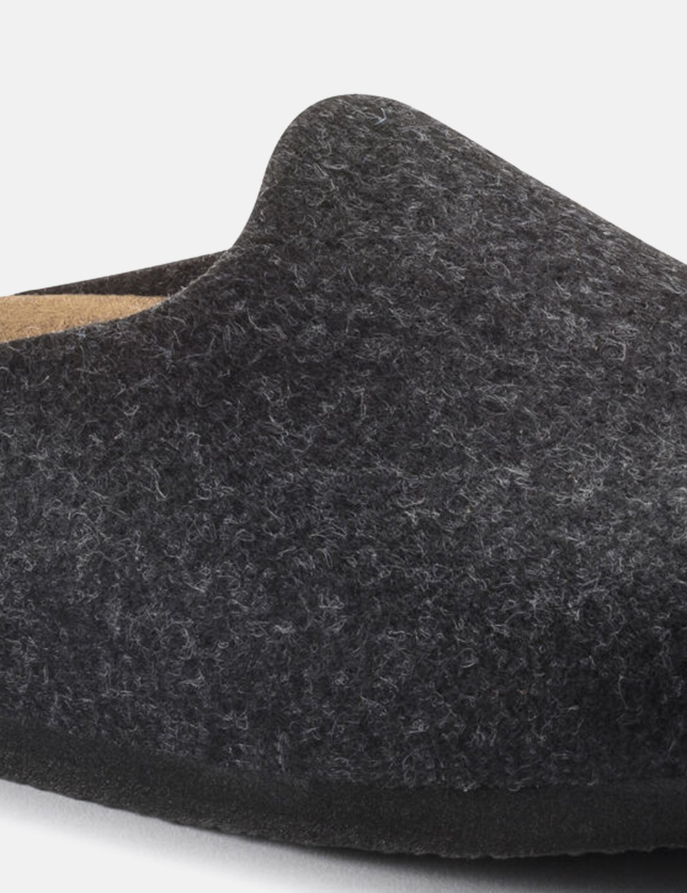 Womens Birkenstock Amsterdam Felt Slipper Anthracite Grey I Article