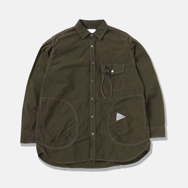 And Wander Cordura Cotton Rip Shirt - Khaki | Article.