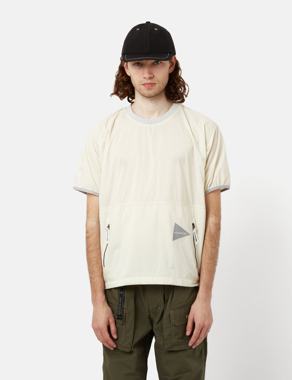 And Wander Pertex Wind T-Shirt - Off White I Article.