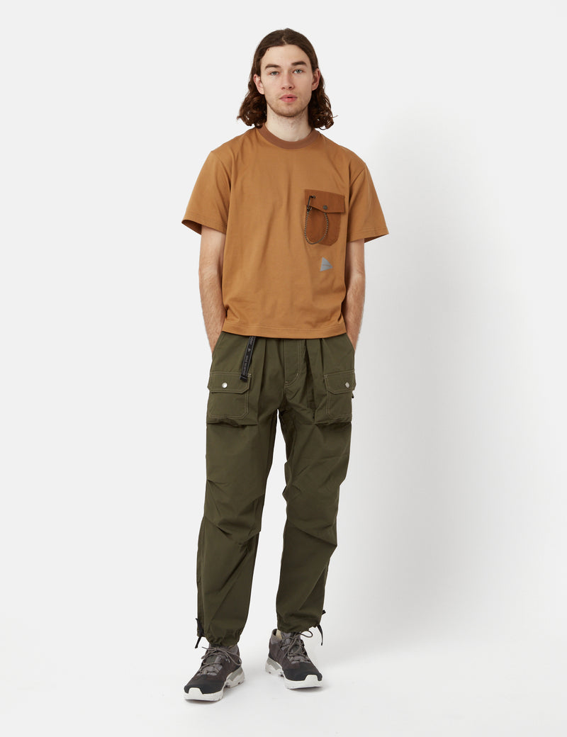 and Wander Oversized Cargo Pants - Brown