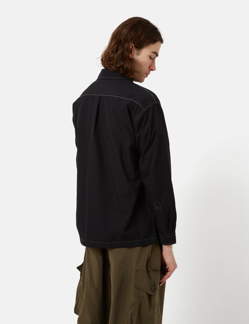 And Wander Dry Rip Shirt Jacket - Black I Article.