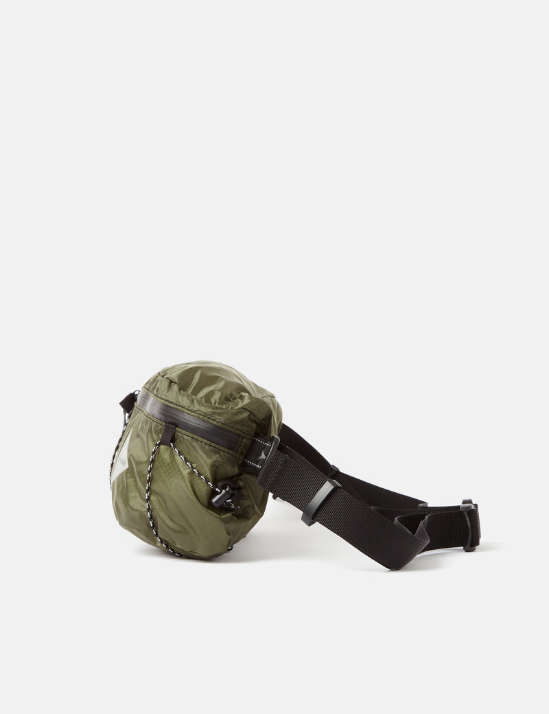 And Wander Sil Sacoche Waist Bag - Khaki Brown