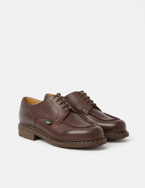 Chaussures Paraboot Chambord (Cuir) - Café Brun Lisse