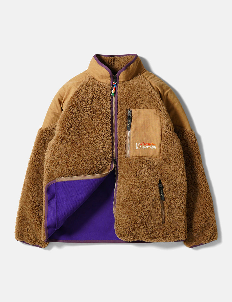 Manastash Mt. Gorilla Fleece Jacket - L/Brown