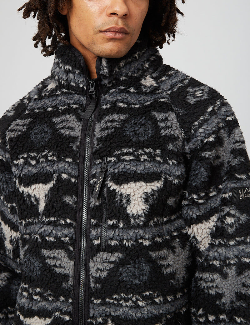 Manastash Archive Gorilla Fleece Jacket - Black