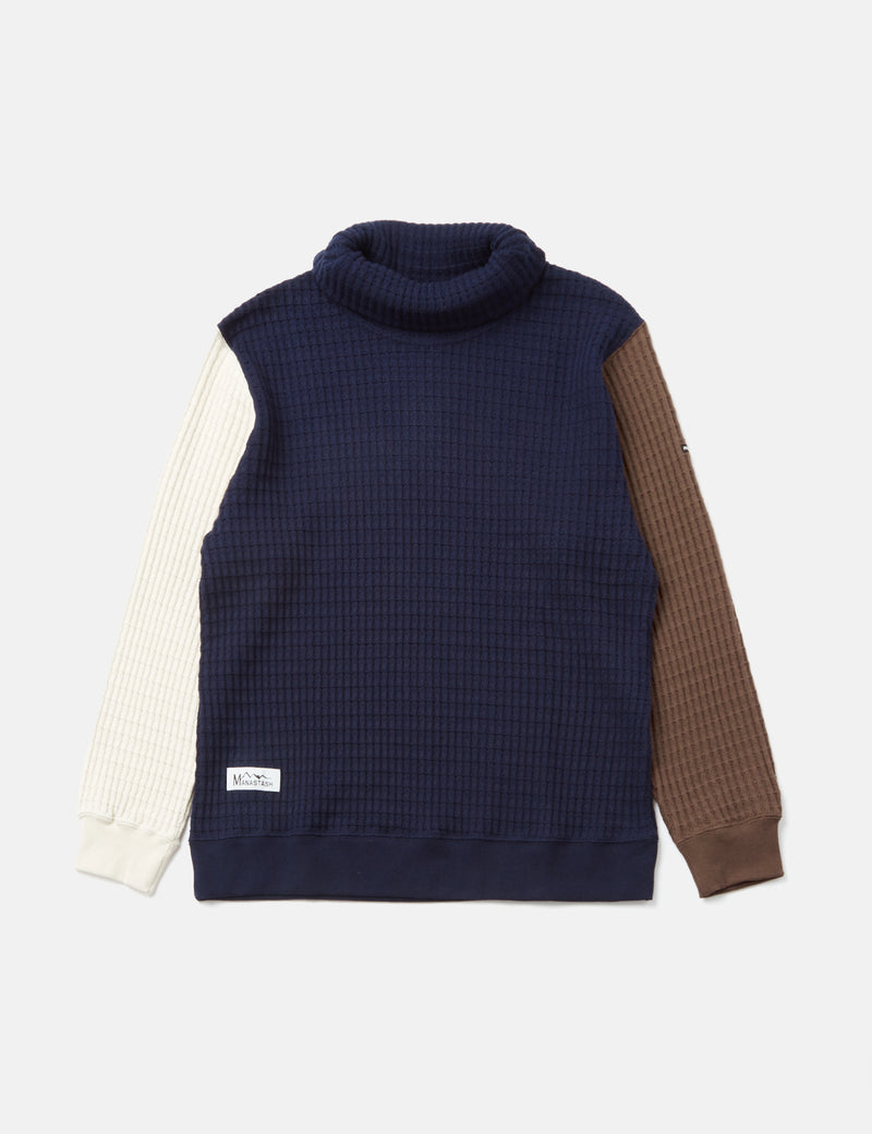 Manastash Snug Thermal Bulky Neck スウェットシャツ - パネル