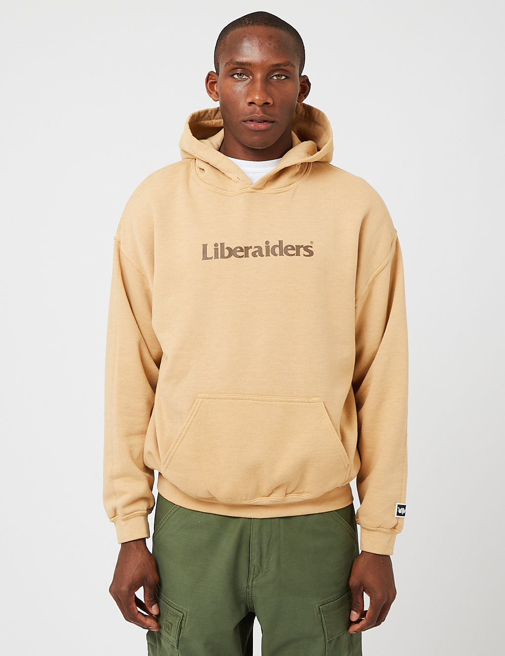 Liberaiders OG Logo Pullover Hoodie - Sand Beige