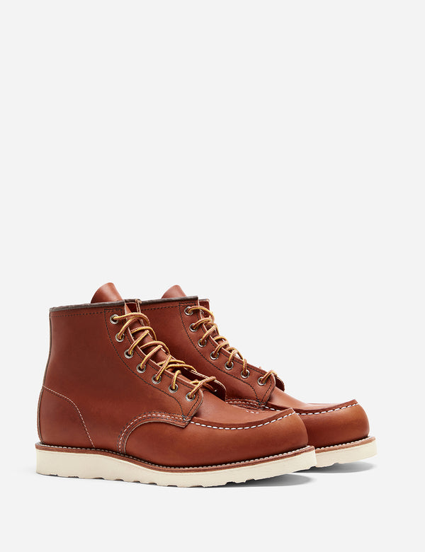 Red Wing 6"Moc Zehenstiefel 875 (Leder) - Hellbraun