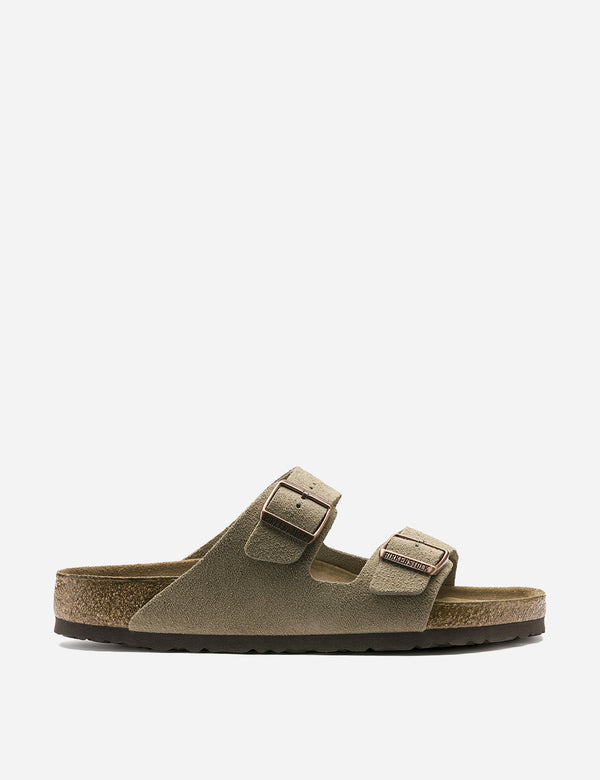 Birkenstock Arizona Sandalen Wildleder (Regular) - Taupe Brown