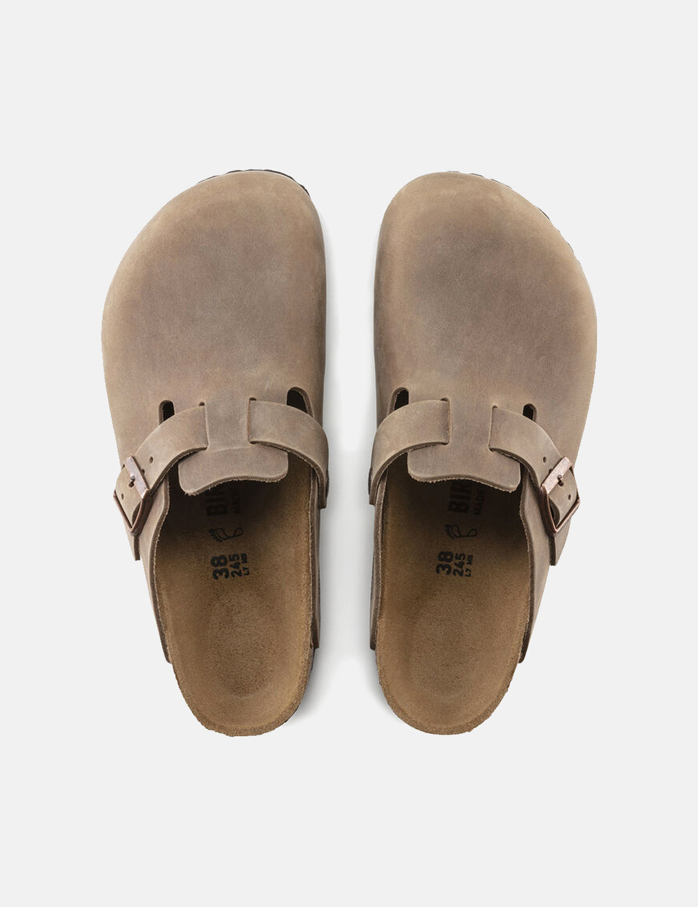 Birkenstock Boston Oiled Leather Regular Tabakbraun I Article