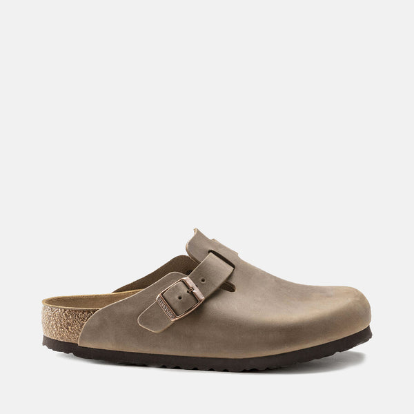 Birkenstock Boston Oiled Leather Regular Tabakbraun I Article