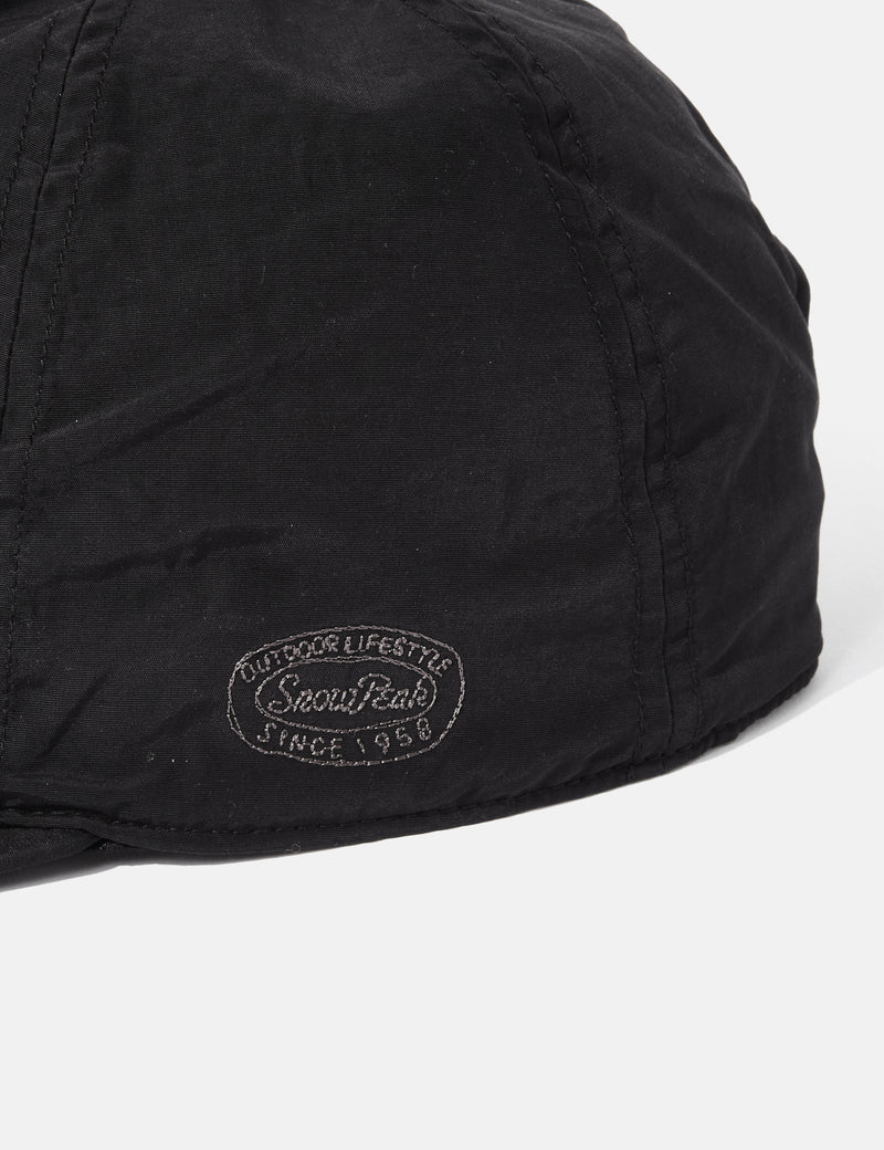 Snow Peak Light Mountain Cloth Cap - Black