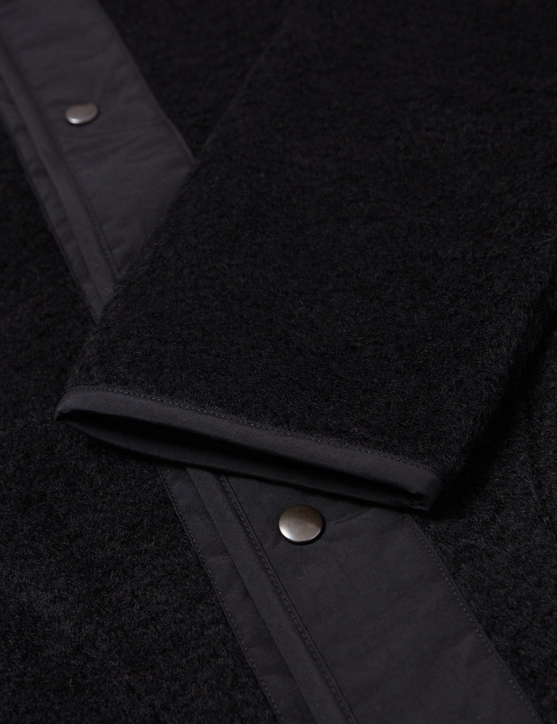 Arpenteur Contour Fleece Jacket (Wool/Mohair) - Black