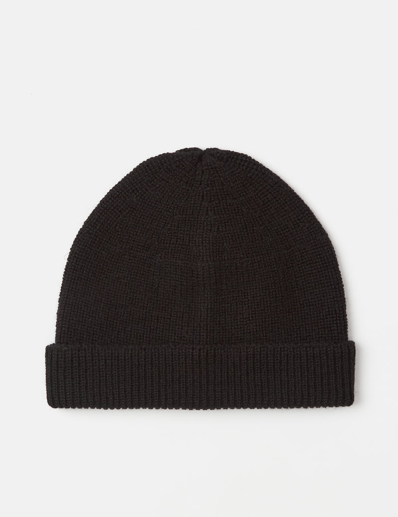 Nigel Cabourn Solid Beanie - Black