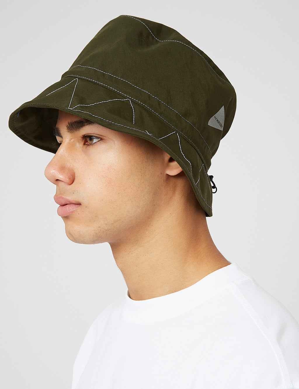 And Wander 60/40 Cloth Bucket Hat - Khaki | Article.