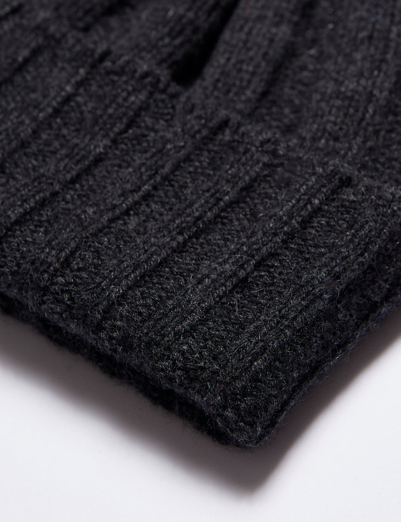 Bhode Skye Beanie Mütze (Cashmere) - Charcoal Grey