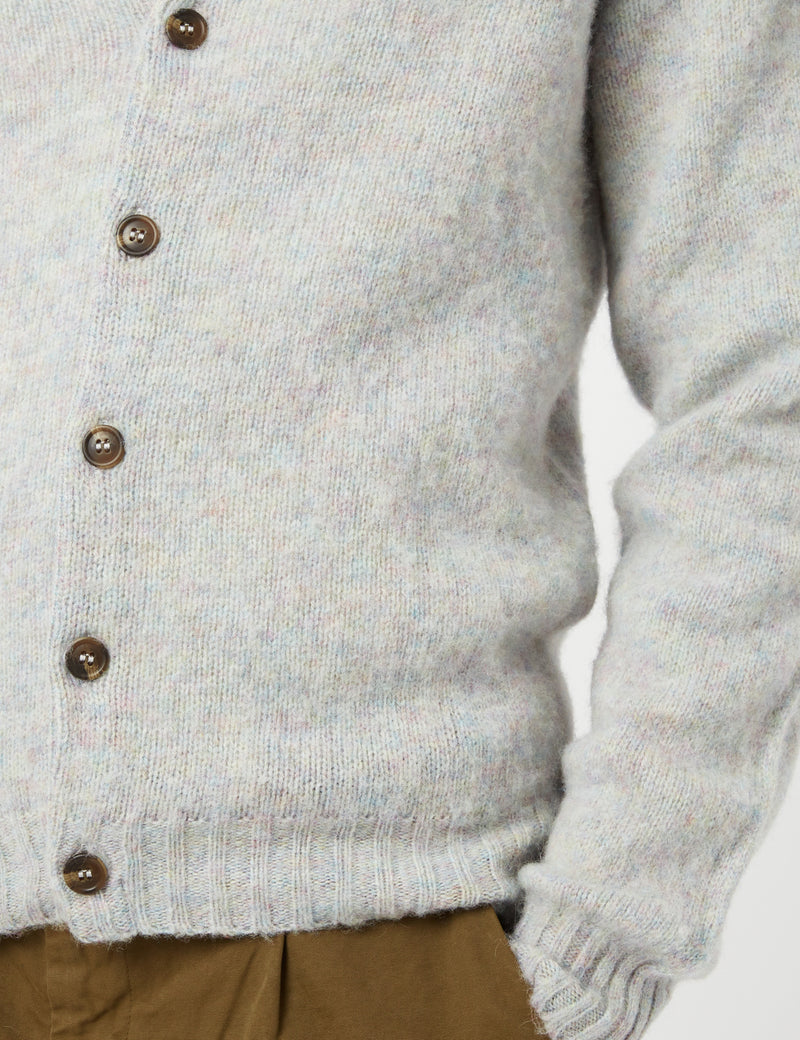 Cardigan en Bhode (fabriqué en Écosse) - Ugie Pearl