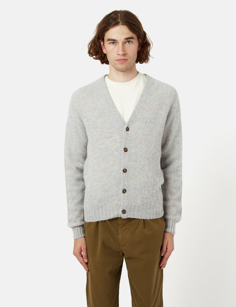 Cardigan en Bhode (fabriqué en Écosse) - Ugie Pearl