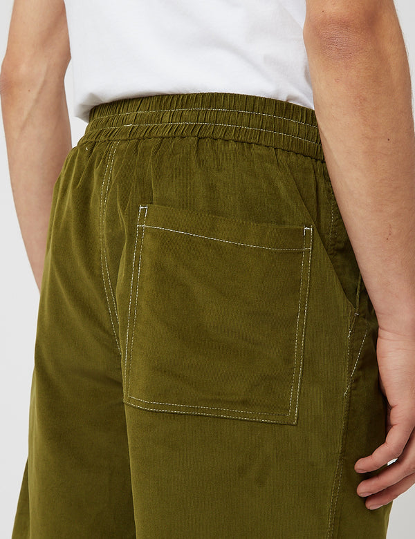 Bhode x Brisbane Moss Cord Shorts ( Bhode ) - Grasgrün