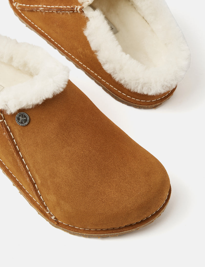 Birkenstock Zermatt Slippers (Suede) - Mink