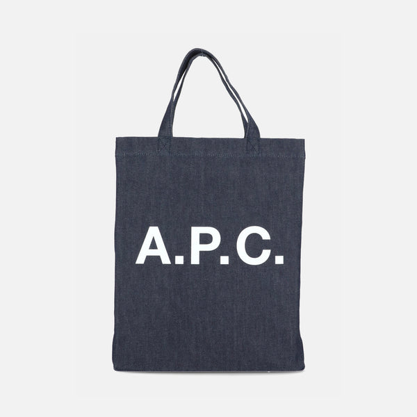 A.P.C. Lou Mini Anses Tote Bag - Indigo Blue I Article.