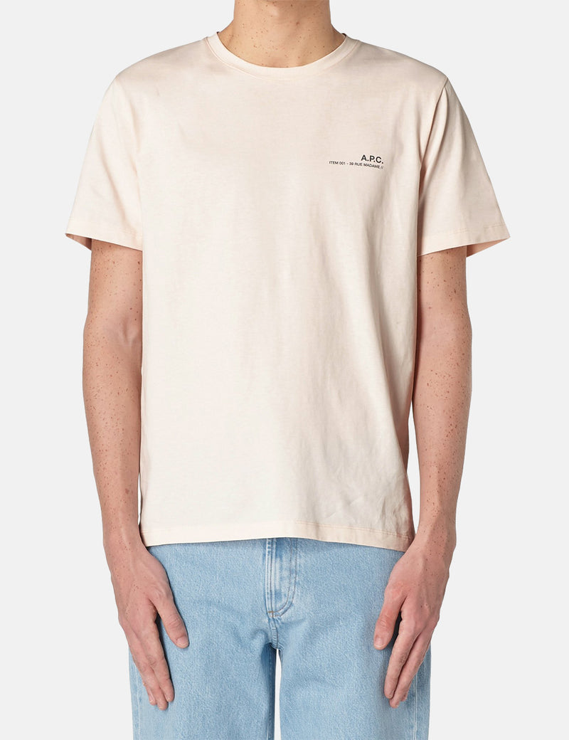 A.P.C. Item T-Shirt - Pale Pink