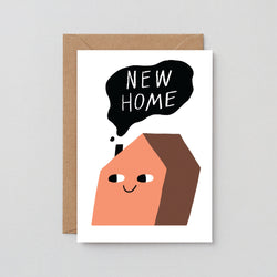 Wrap Magazine New Home Card  - White