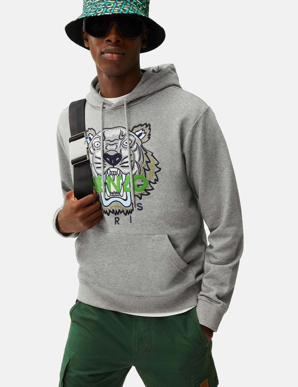 Kenzo Tiger Original Kapuzen-Sweatshirt - Taubengrau