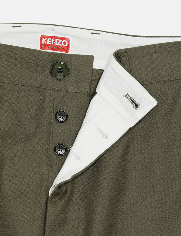 Kenzo Cargohose (konisch zulaufend) – Dunkelkhakigrün