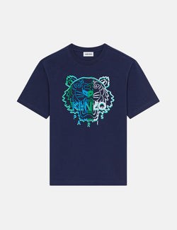 Kenzo Seasonal 2 Relaxed T Shirt Navy Blue I Article