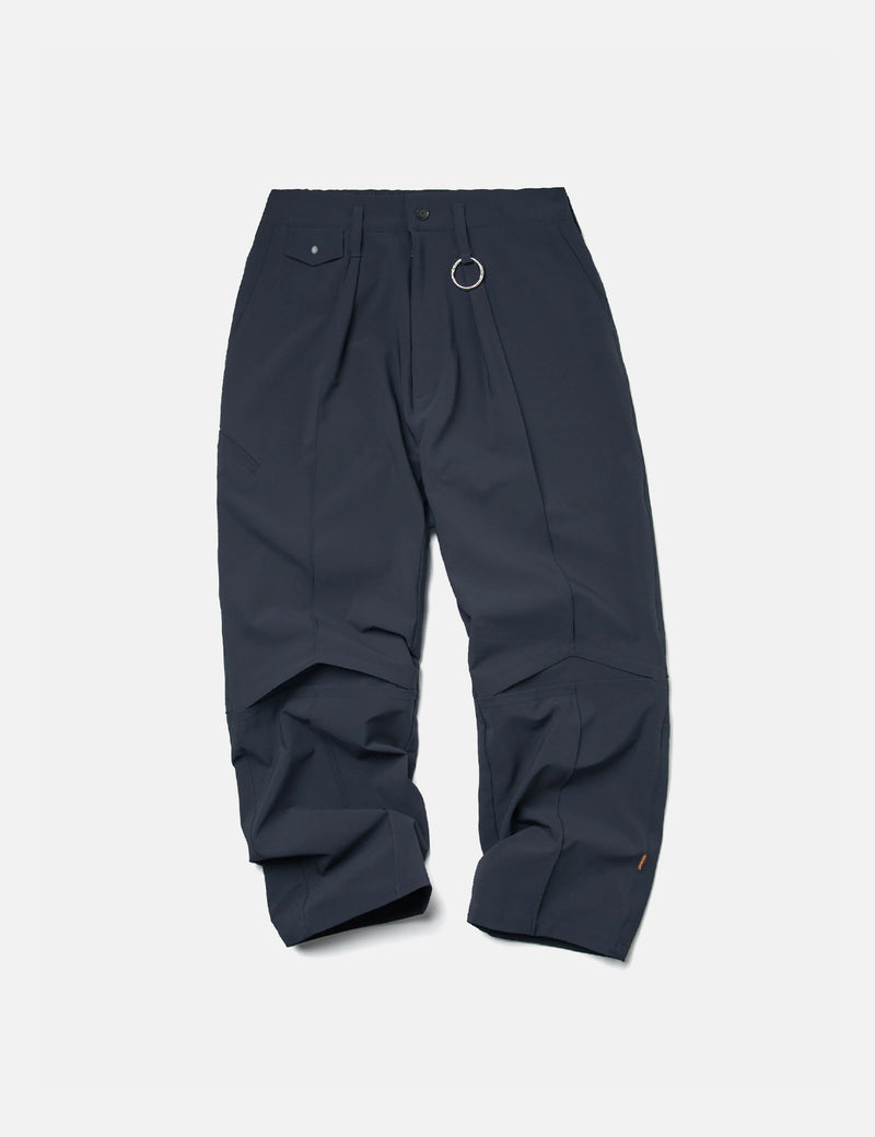 GOOPiMADE "KM-01" Pantalon Ajusté (Coupe Régulière) - Bleu Marine Profond