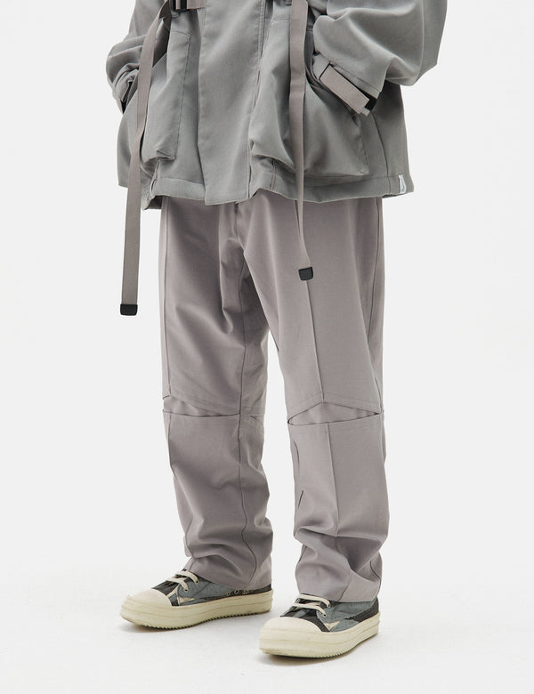 GOOPiMADE "KM-01" Tailored Trousers (Regular-Fit) - Light Grey