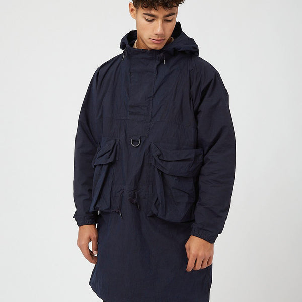 Snow Peak Indigo C/N Anorak Jacket - Indigo Blue | Article.