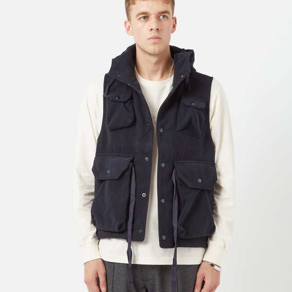 Engineered Garments Field Vest - Dark Navy Blue I Article.