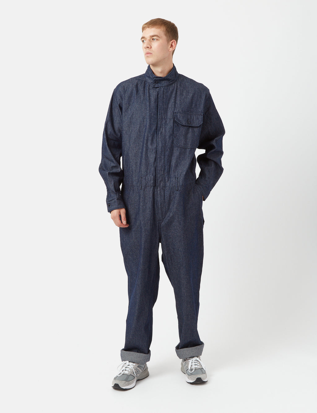 Engineered Garments Racing Suit (8oz Denim) - Indigo Blue I Article.