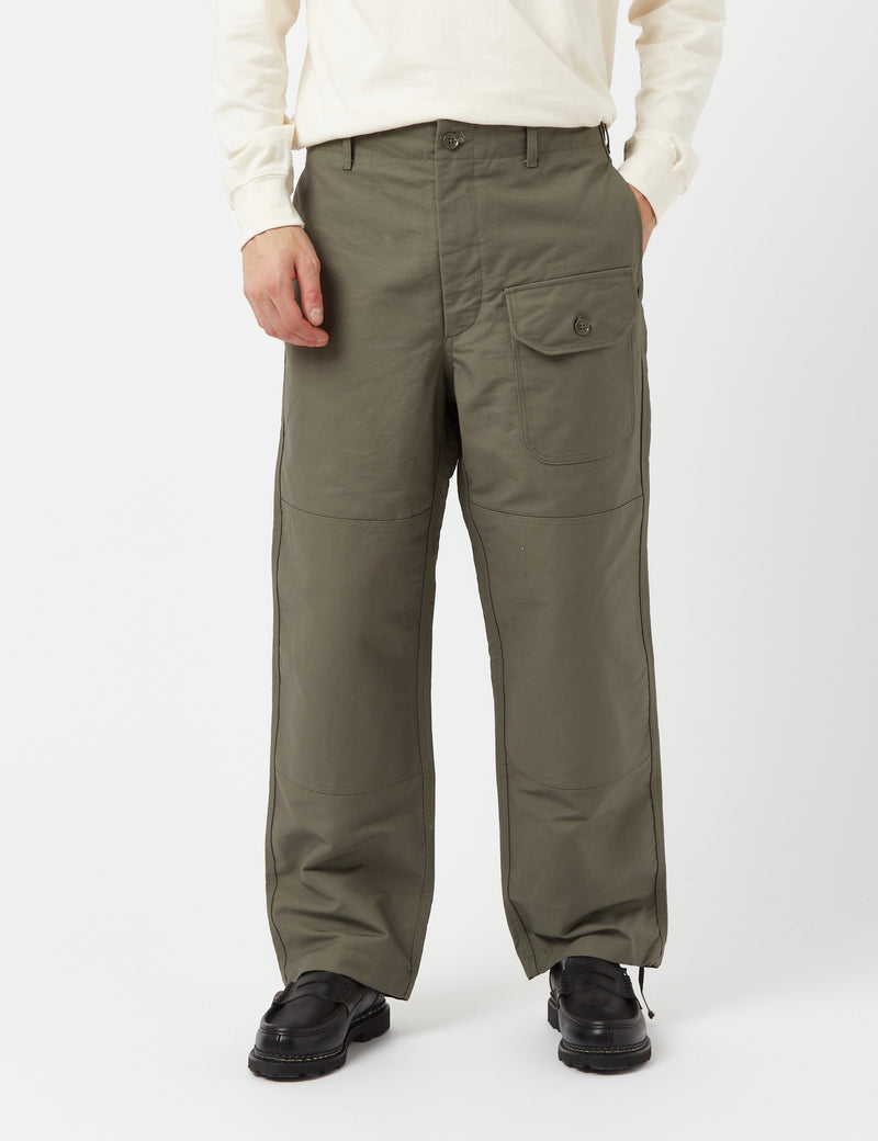 Engineered Garments Deck Pant (Relaxed) - Olive Green I Article.